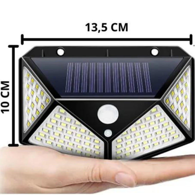 Luminaria de Parede Solar com Sensor - SOLARY PRO