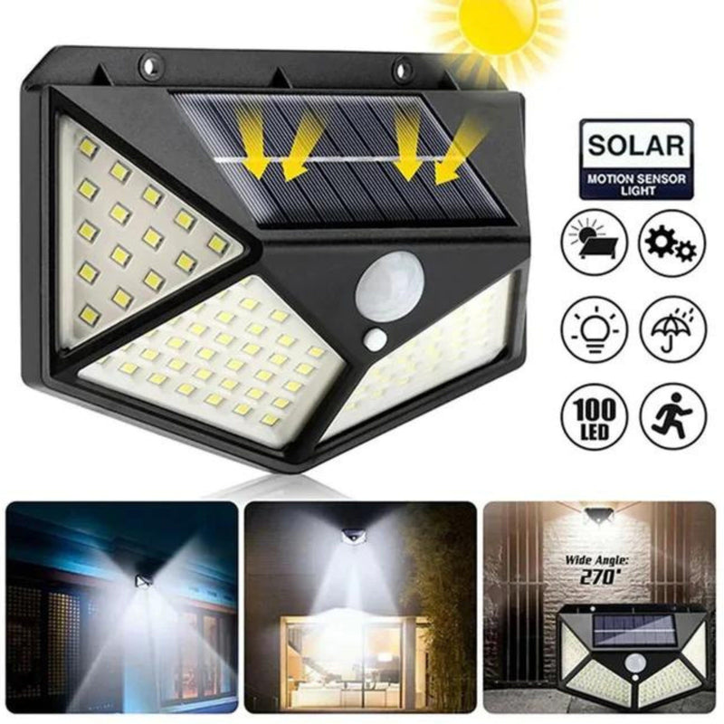 Luminaria de Parede Solar com Sensor - SOLARY PRO